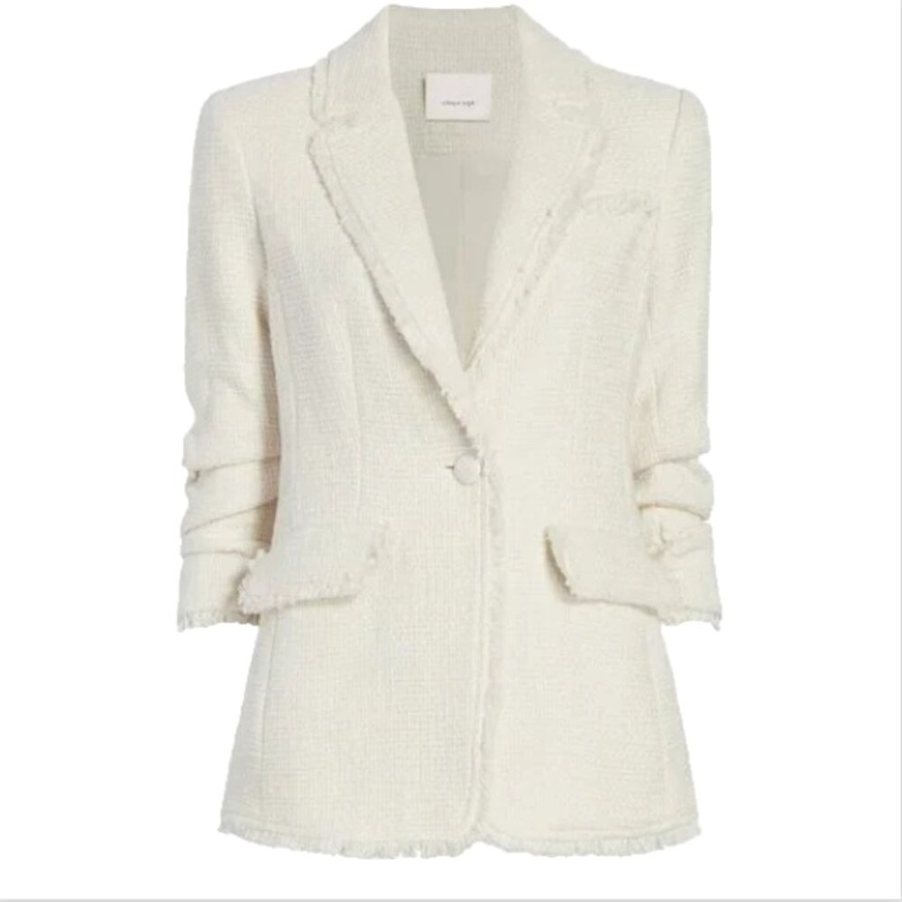 NWT CINQ A SEPT Boucle "Khloe" Blazer size 6